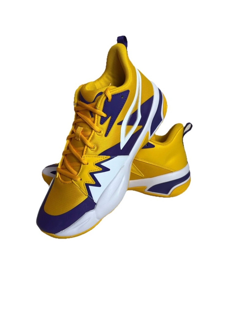 Puma Yellow & Purple Men's Basketball Sneakers - Picture 10 of 10